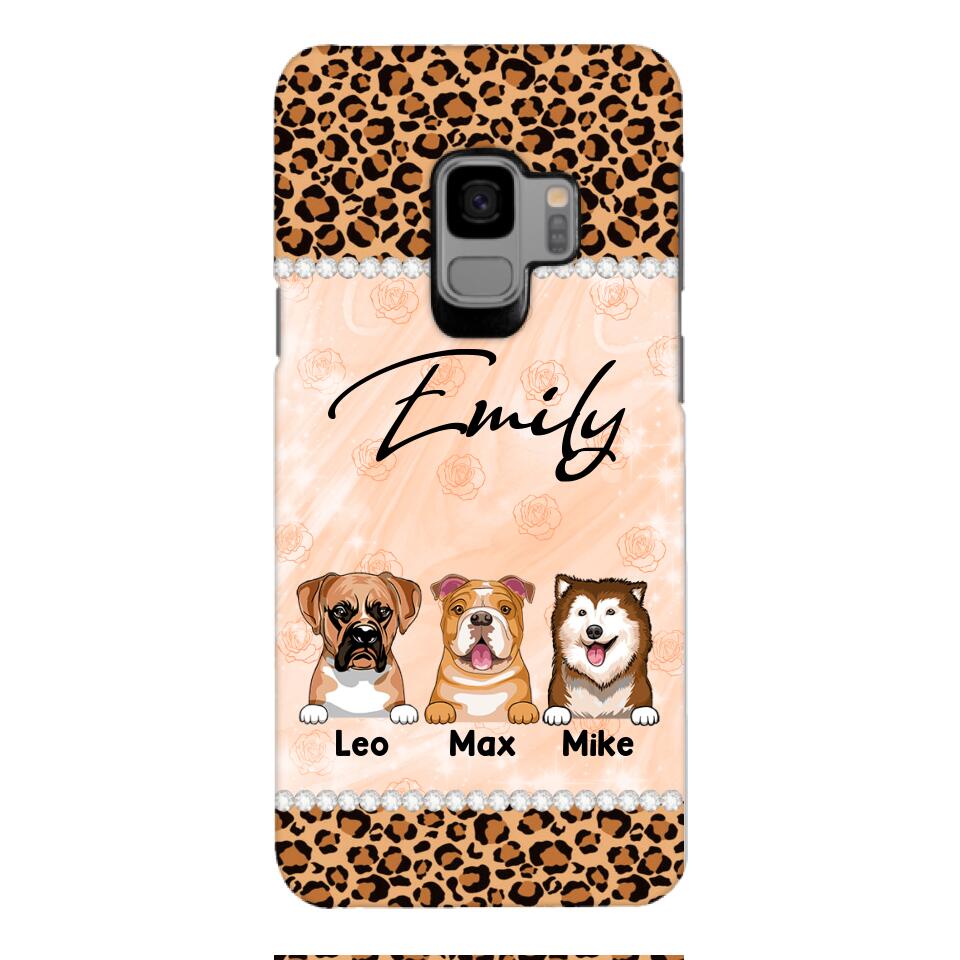 Personalized Dog Lover Phone Case Printed 22APR-LN26