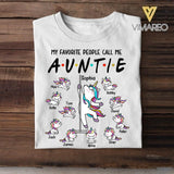 DH Personalized Aunticorn Kid Tshirt Printed HC2604