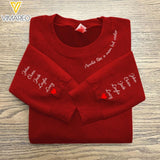 PERSONALIZED AUNTIE LIKE A MOM BUT COOLER KID NAME SWEATSHIRT PRINTED QTTN2504