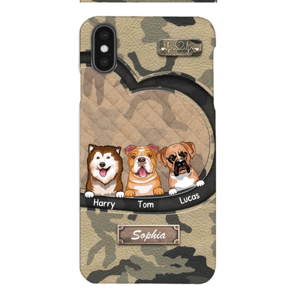 Personalized Dog Lover Phone Case Printed 22APR-HQ26