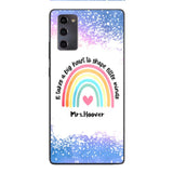 PERSONALIZED IT TAKES A BIG HEART TO SHAPE LITTE MINDS PHONECASE QTVQ2704