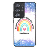 PERSONALIZED IT TAKES A BIG HEART TO SHAPE LITTE MINDS PHONECASE QTVQ2704
