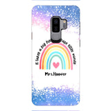 PERSONALIZED IT TAKES A BIG HEART TO SHAPE LITTE MINDS PHONECASE QTVQ2704