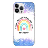 PERSONALIZED IT TAKES A BIG HEART TO SHAPE LITTE MINDS PHONECASE QTVQ2704