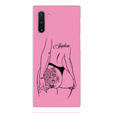 PERSONALIZED TATTOO GIRL VARIOUS COLOR BACKGROUND PHONECASE QTDT2704