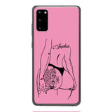 PERSONALIZED TATTOO GIRL VARIOUS COLOR BACKGROUND PHONECASE QTDT2704