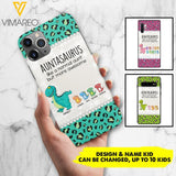 Personalized Auntasaurus Phone Case Printed 22APR-HC27