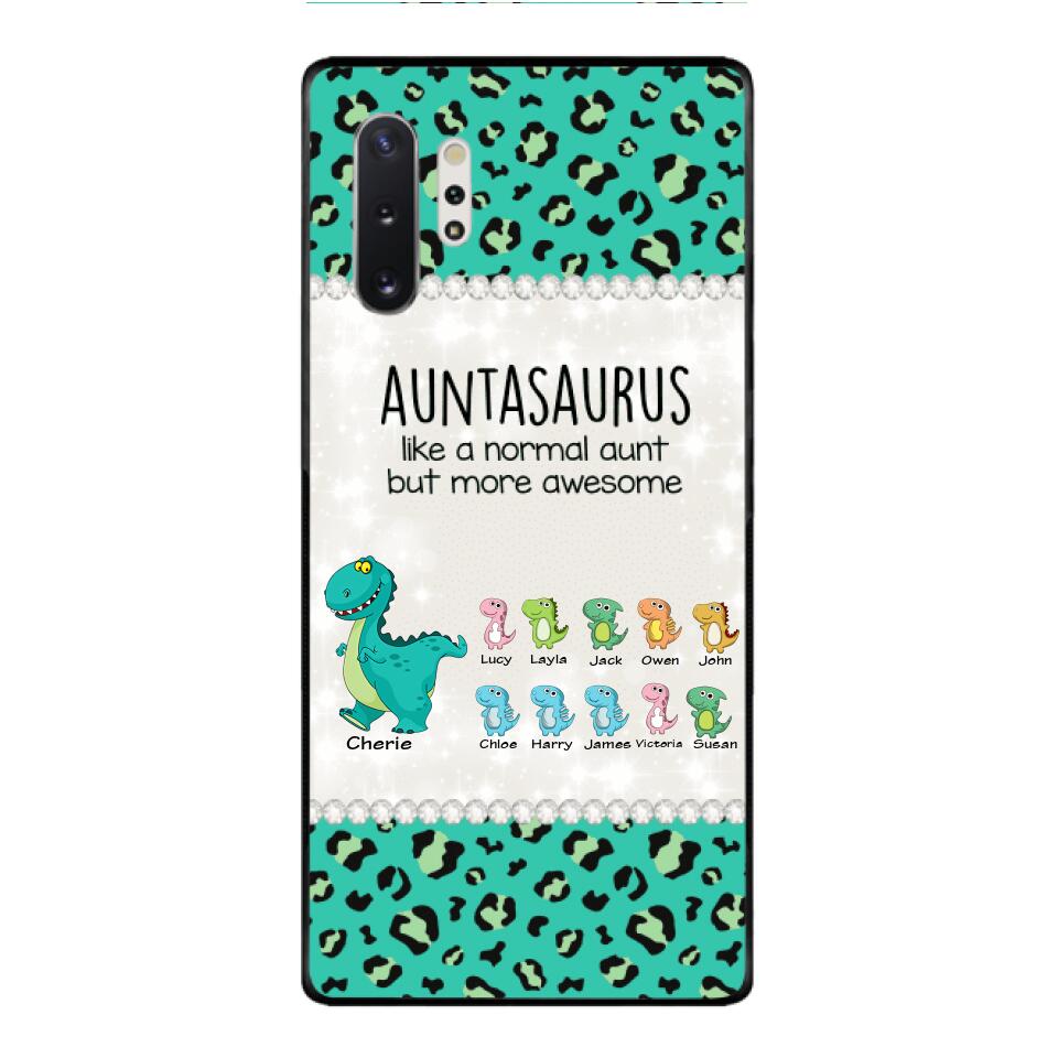 Personalized Auntasaurus Phone Case Printed 22APR-HC27
