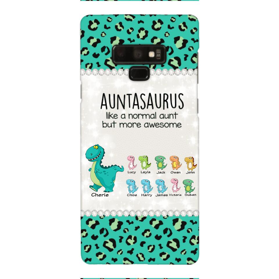 Personalized Auntasaurus Phone Case Printed 22APR-HC27
