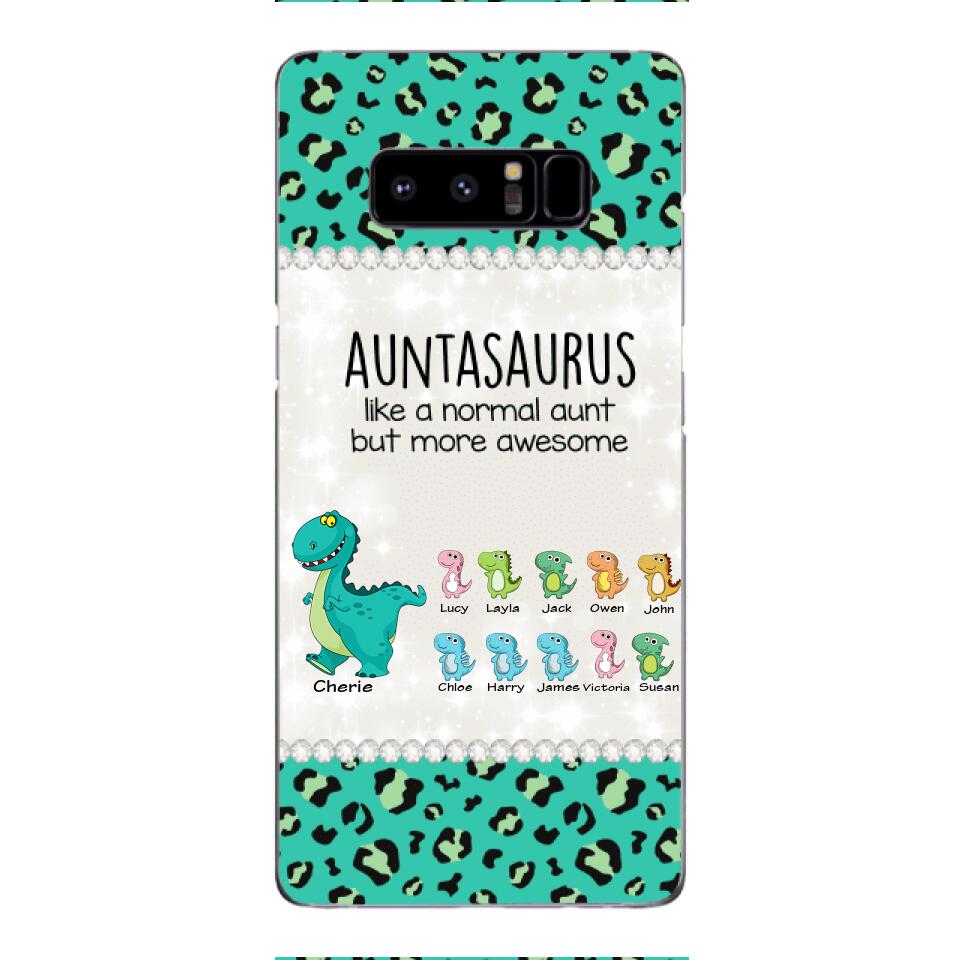 Personalized Auntasaurus Phone Case Printed 22APR-HC27