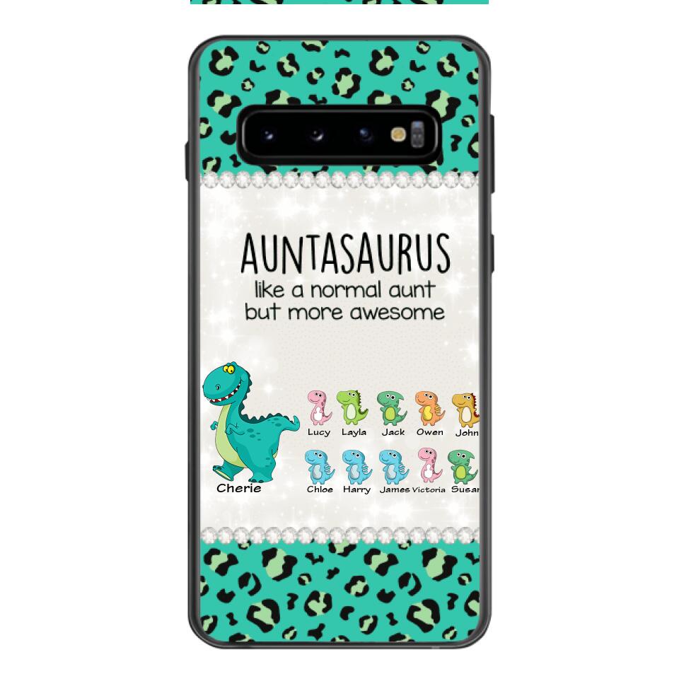 Personalized Auntasaurus Phone Case Printed 22APR-HC27