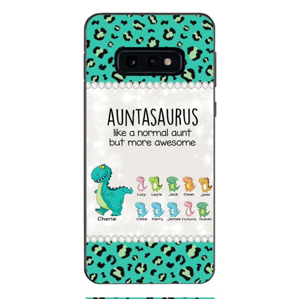 Personalized Auntasaurus Phone Case Printed 22APR-HC27