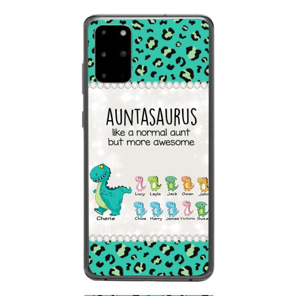 Personalized Auntasaurus Phone Case Printed 22APR-HC27