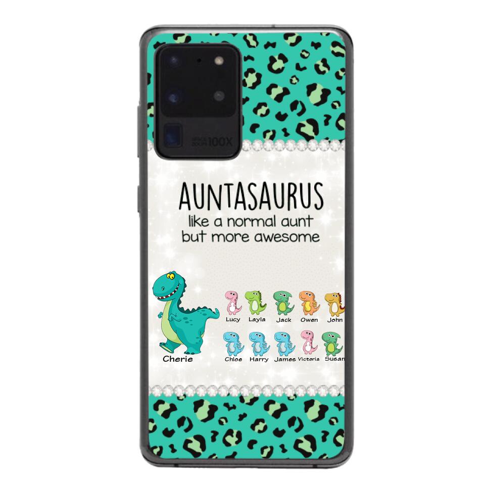Personalized Auntasaurus Phone Case Printed 22APR-HC27
