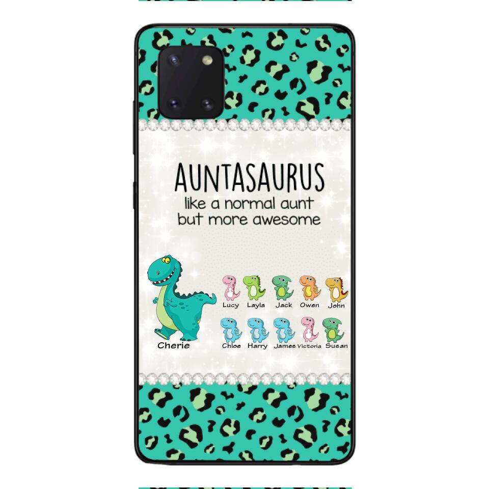 Personalized Auntasaurus Phone Case Printed 22APR-HC27