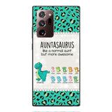 Personalized Auntasaurus Phone Case Printed 22APR-HC27