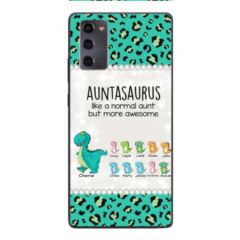 Personalized Auntasaurus Phone Case Printed 22APR-HC27