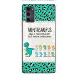 Personalized Auntasaurus Phone Case Printed 22APR-HC27