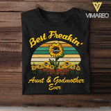 DH Personalized Best Freakin' Aunt & Godmother Ever Tshirt Printed HQ2704