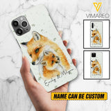 PERSONALIZED FOX PHONECASE QTHC2704