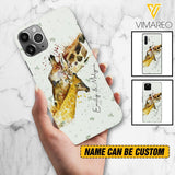 PERSONALIZED GIRAFFE PHONECASE QTHC2704