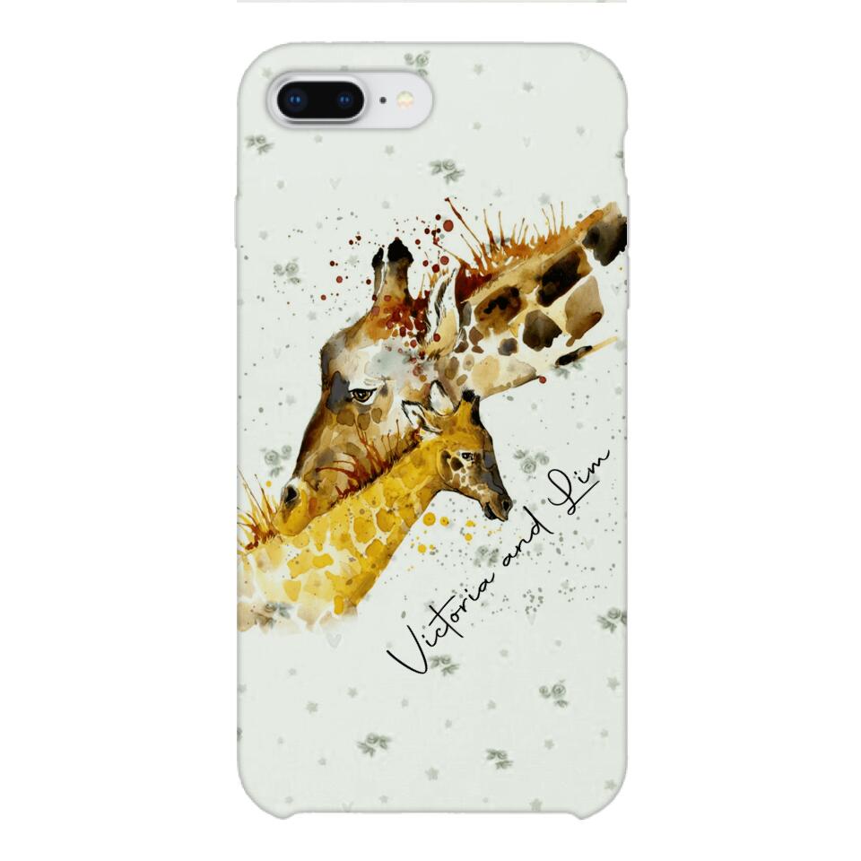 PERSONALIZED GIRAFFE PHONECASE QTHC2704