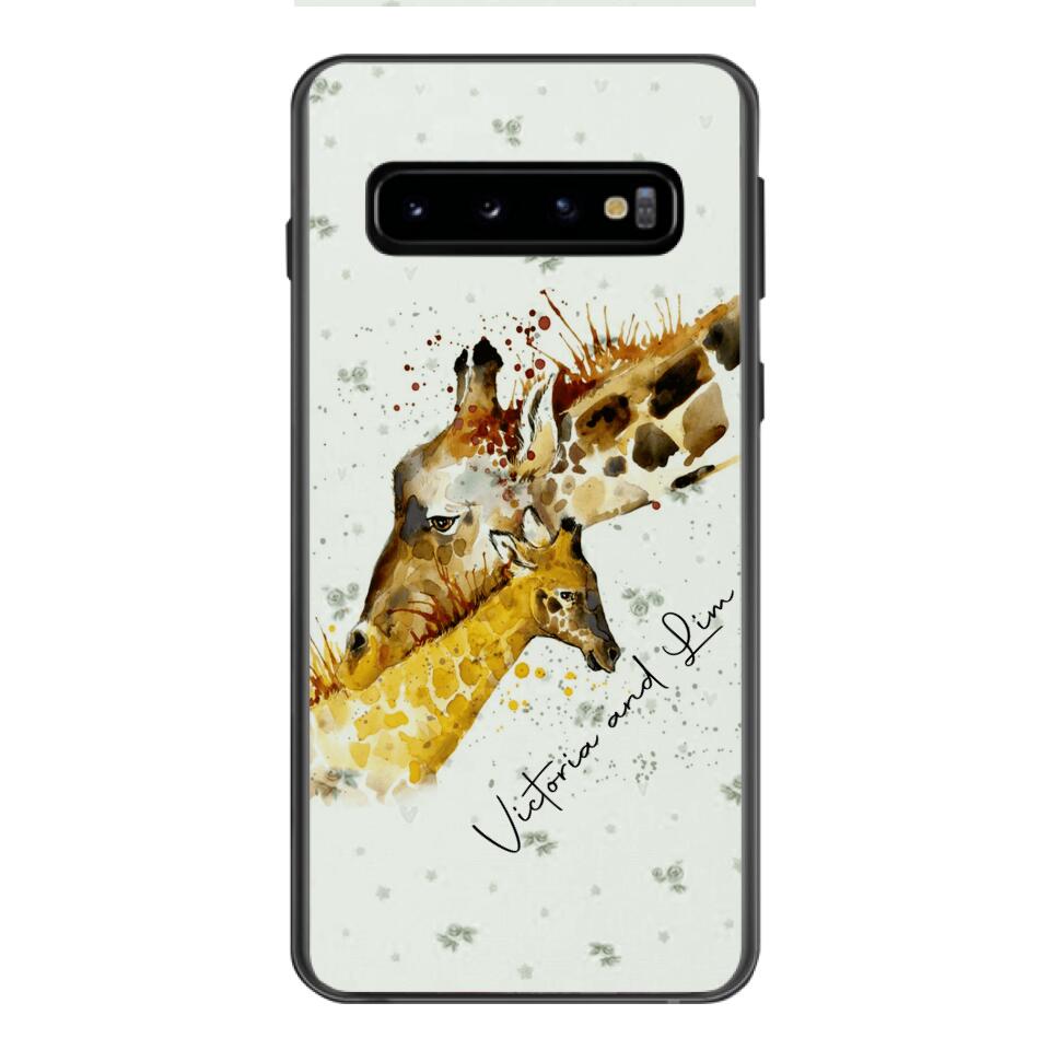 PERSONALIZED GIRAFFE PHONECASE QTHC2704