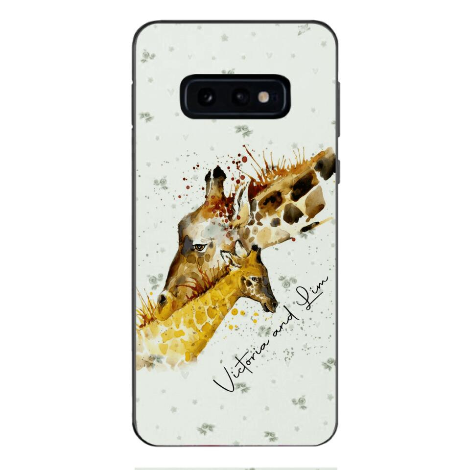 PERSONALIZED GIRAFFE PHONECASE QTHC2704