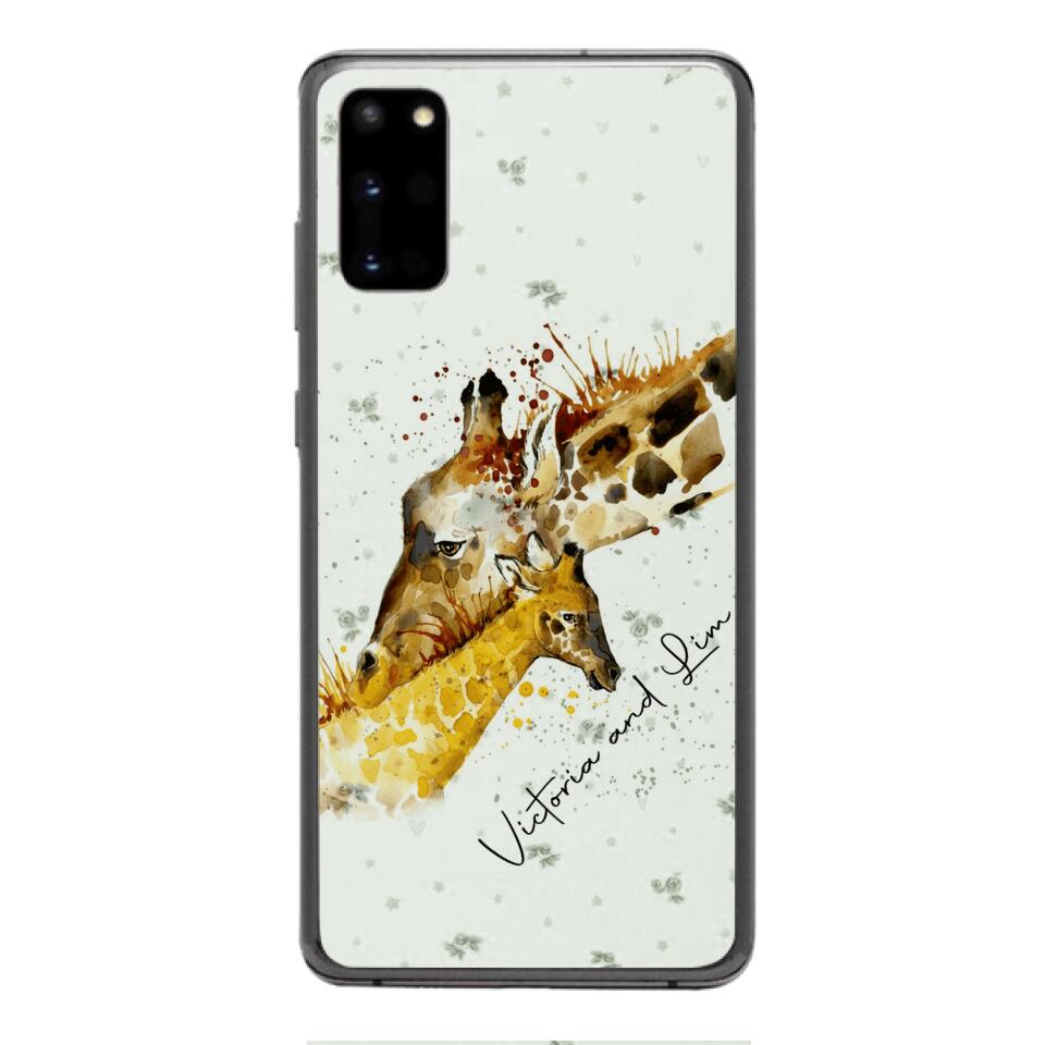 PERSONALIZED GIRAFFE PHONECASE QTHC2704