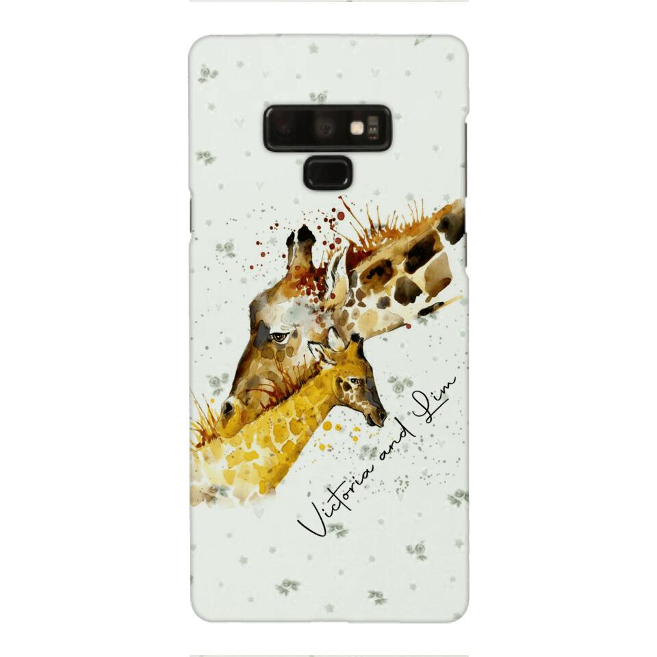 PERSONALIZED GIRAFFE PHONECASE QTHC2704