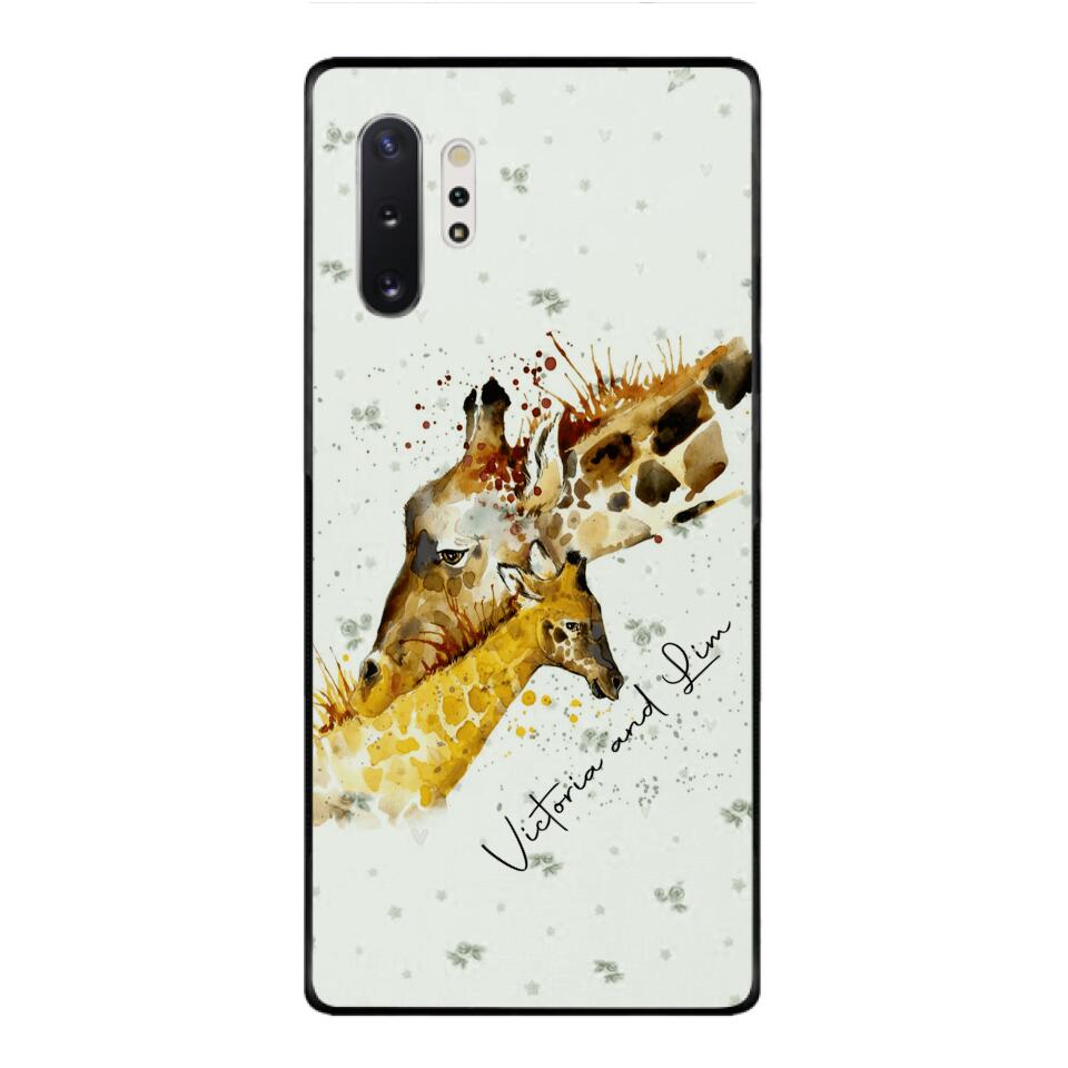 PERSONALIZED GIRAFFE PHONECASE QTHC2704