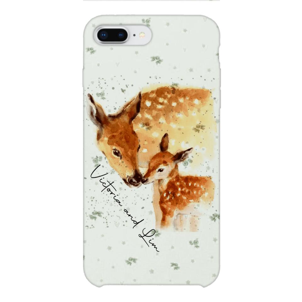 PERSONALIZED DEER PHONECASE QTHC2704