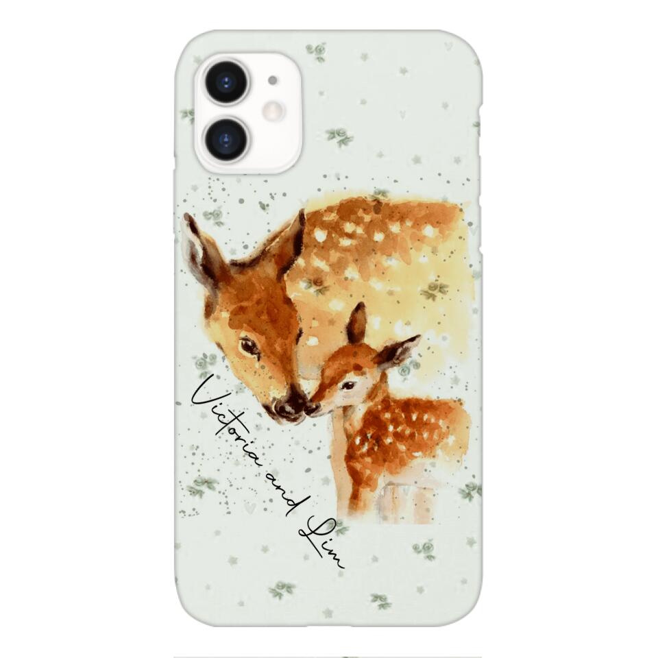 PERSONALIZED DEER PHONECASE QTHC2704