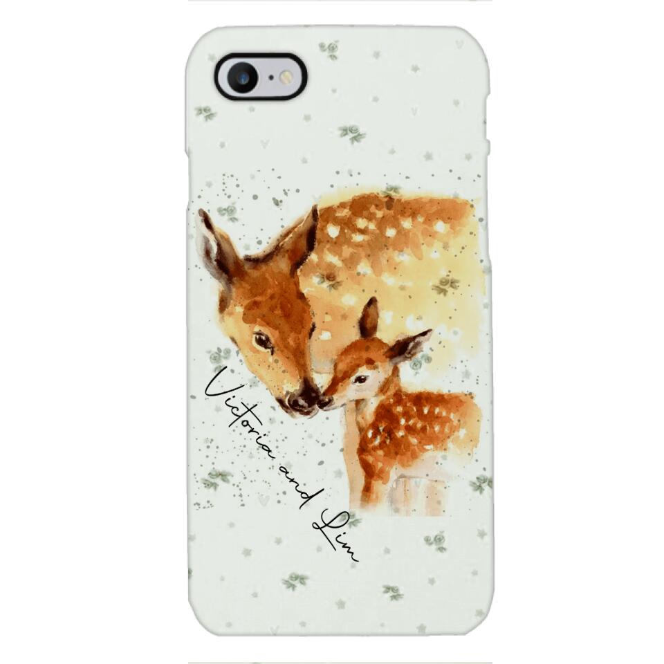 PERSONALIZED DEER PHONECASE QTHC2704