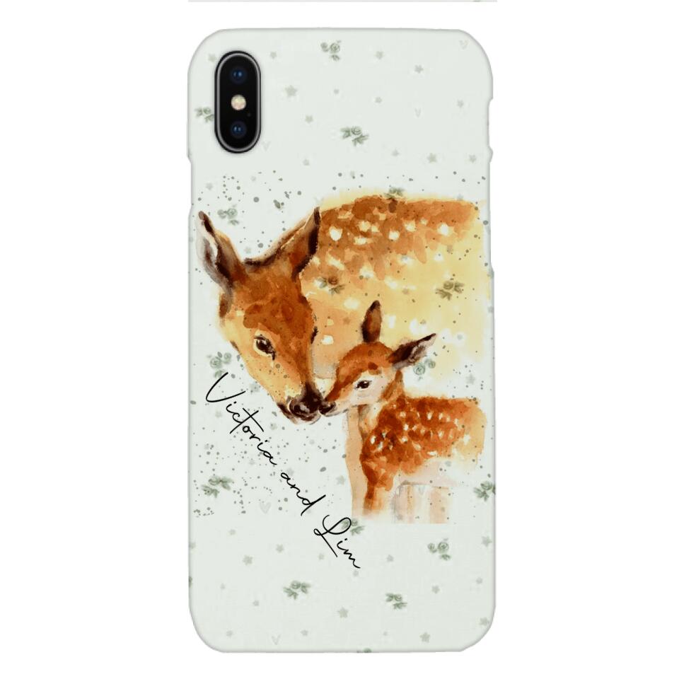 PERSONALIZED DEER PHONECASE QTHC2704