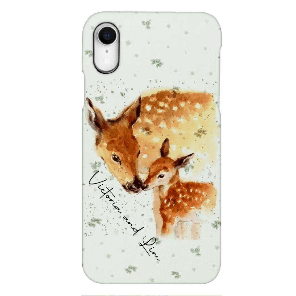 PERSONALIZED DEER PHONECASE QTHC2704