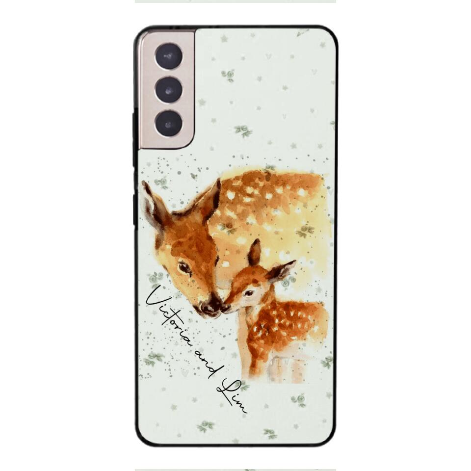 PERSONALIZED DEER PHONECASE QTHC2704