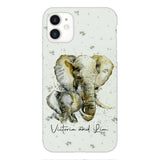 PERSONALIZED ELEPHANT PHONECASE QTHC2704
