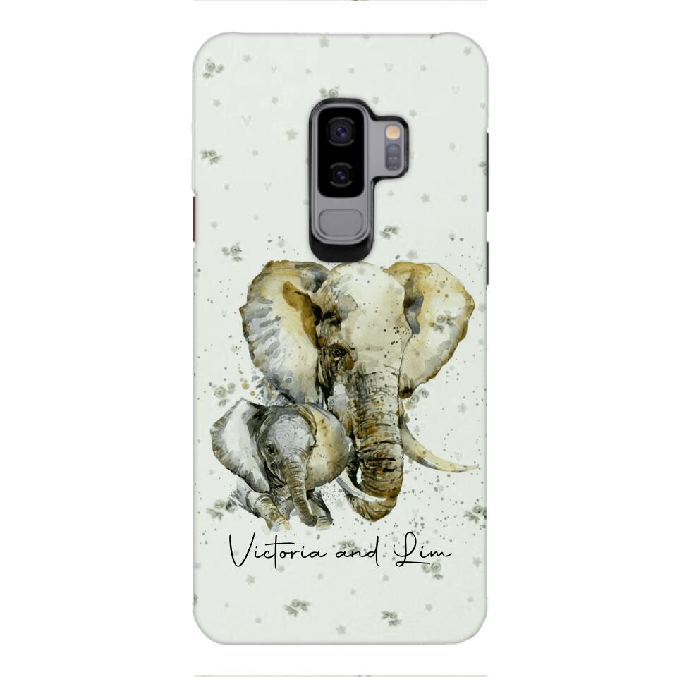 PERSONALIZED ELEPHANT PHONECASE QTHC2704