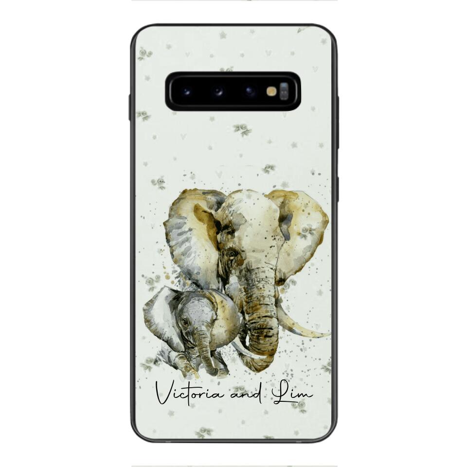PERSONALIZED ELEPHANT PHONECASE QTHC2704