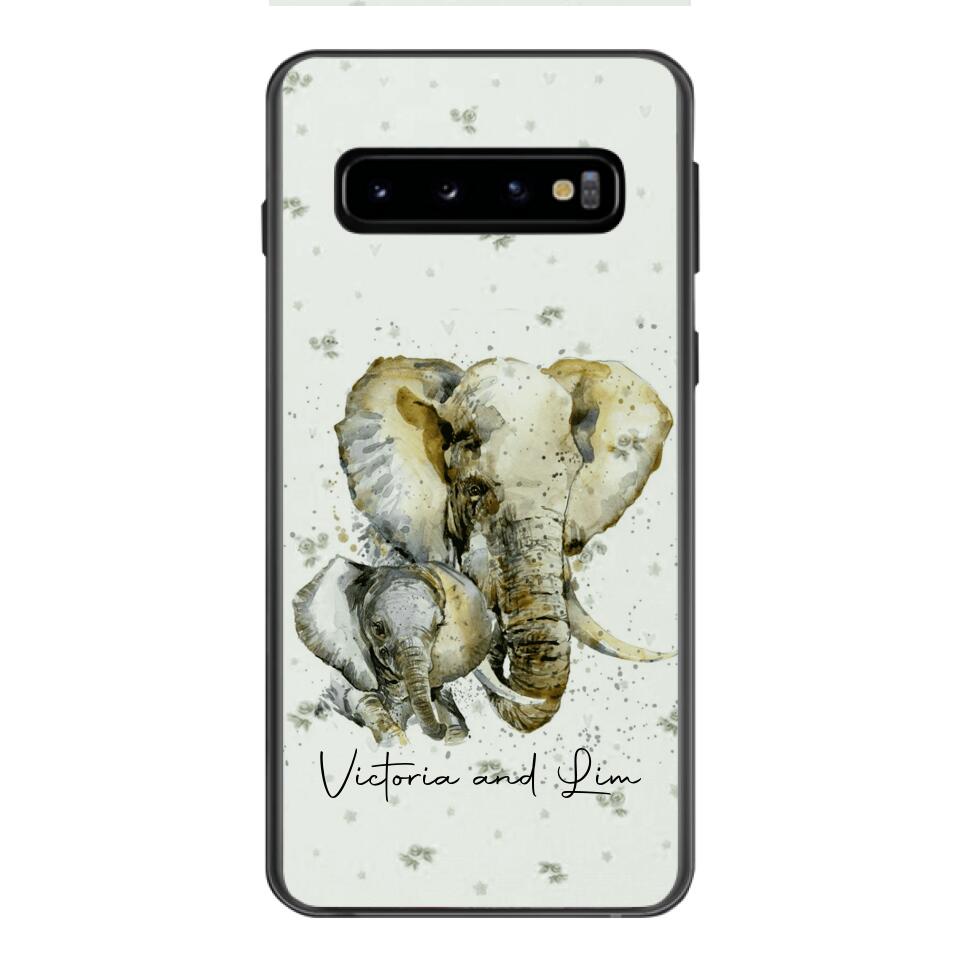 PERSONALIZED ELEPHANT PHONECASE QTHC2704