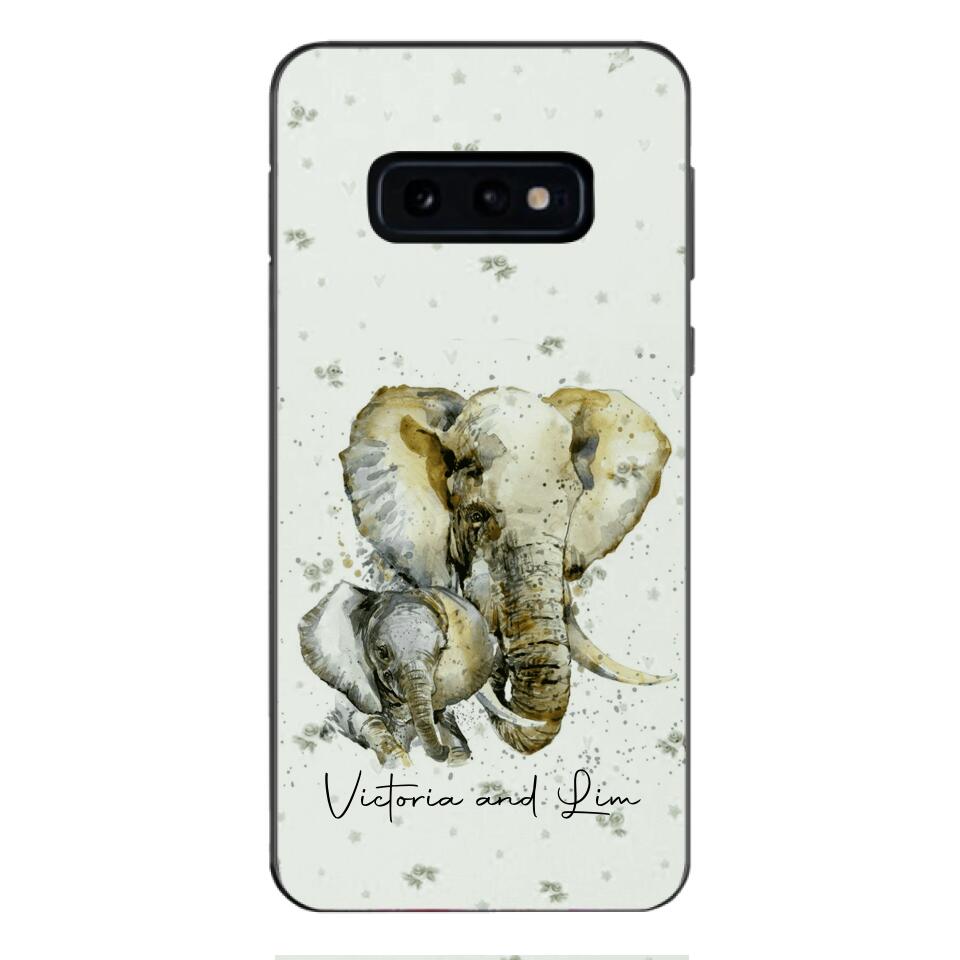 PERSONALIZED ELEPHANT PHONECASE QTHC2704