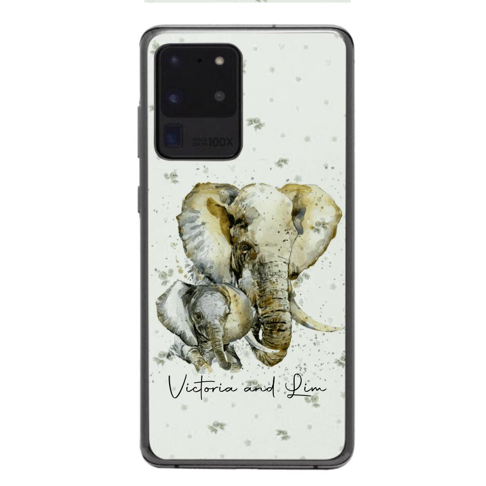 PERSONALIZED ELEPHANT PHONECASE QTHC2704