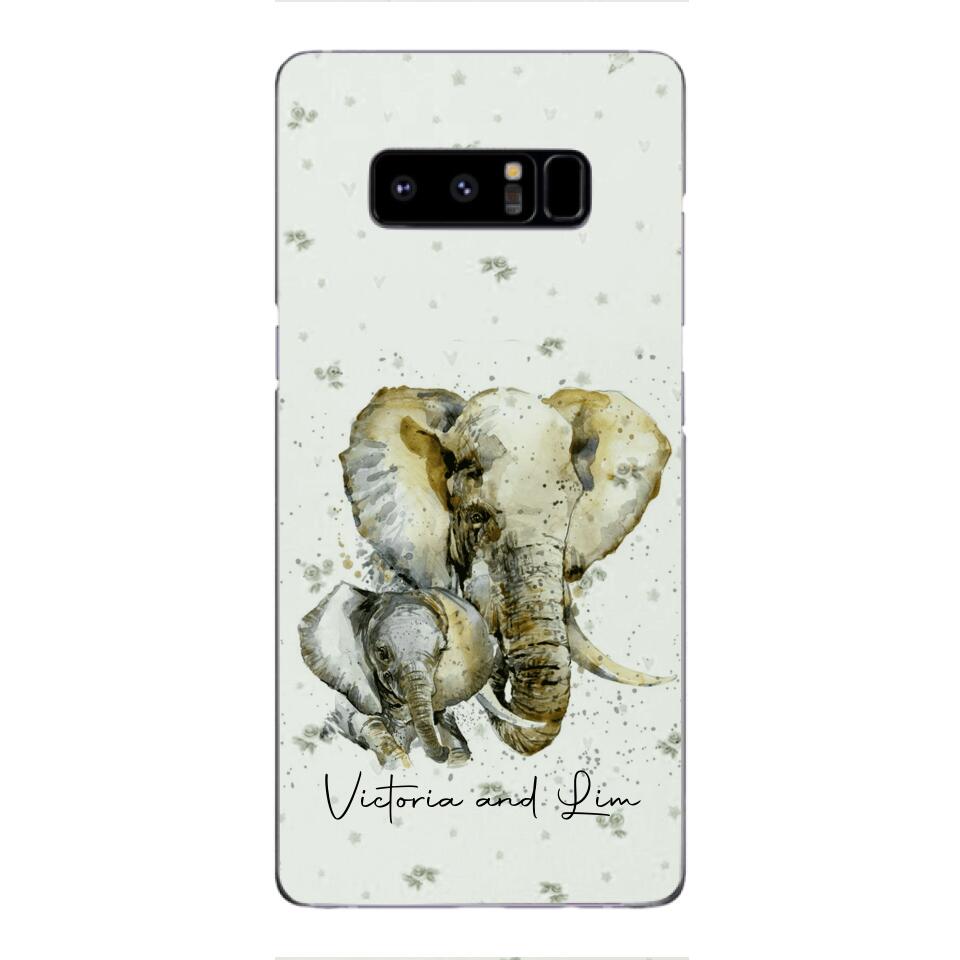 PERSONALIZED ELEPHANT PHONECASE QTHC2704