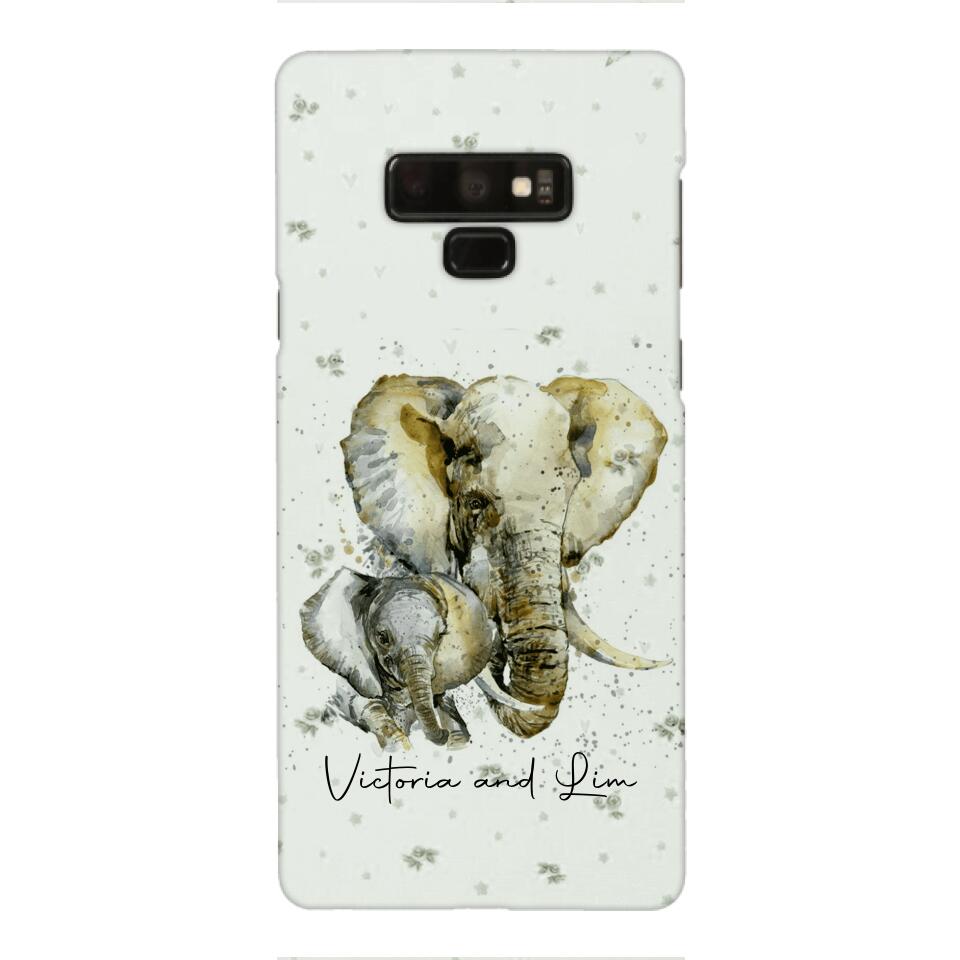 PERSONALIZED ELEPHANT PHONECASE QTHC2704