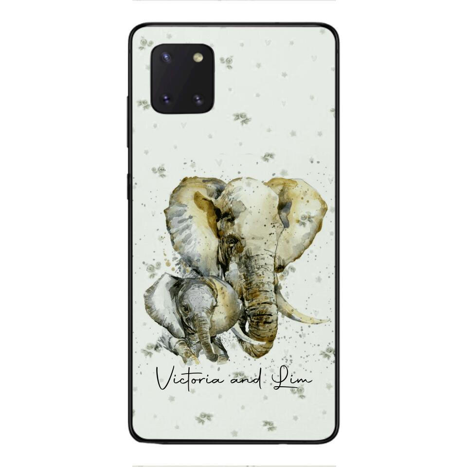 PERSONALIZED ELEPHANT PHONECASE QTHC2704