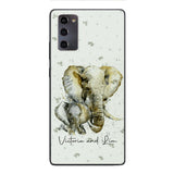 PERSONALIZED ELEPHANT PHONECASE QTHC2704