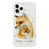 PERSONALIZED FOX PHONECASE QTHC2704