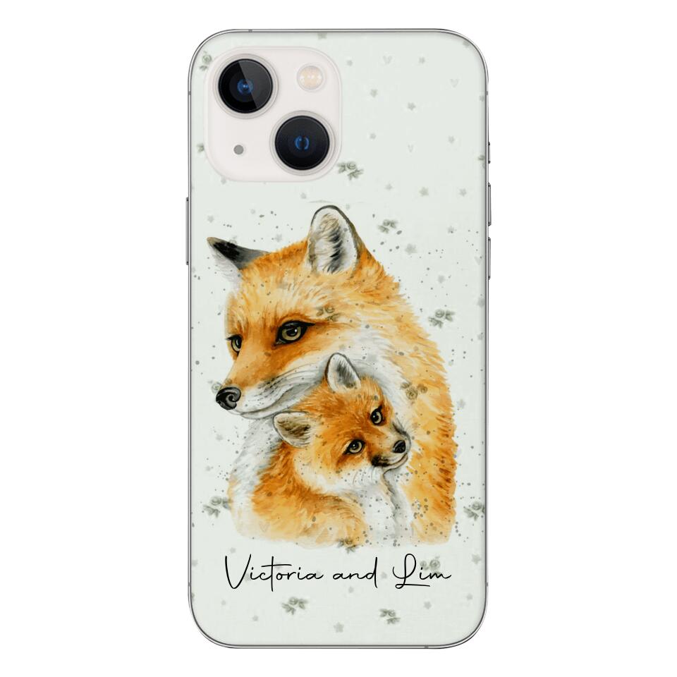 PERSONALIZED FOX PHONECASE QTHC2704