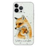 PERSONALIZED FOX PHONECASE QTHC2704